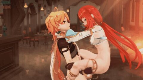 1boy 1girls 3d aether_(genshin_impact) animated female genshin_impact holding horny_female koikatsu long_hair male mihoyo nilou_(genshin_impact) pleasure_face sepee_(artist) sex straight