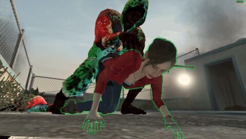 1girls 3d anal anal_sex animated claire_redfield crossover doggy_style female gif hunter_(left_4_dead) left_4_dead_(series) left_4_dead_2 male penetration resident_evil