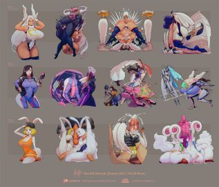 absurd_res acrylictoon animal_humanoid ass balls big_breasts blizzard_entertainment breasts carrot_(one_piece) censored charlotte_perospero cleavage clothed clothing crossover d.va eyes_popping_out female female_focus female_penetrated genitals group hi_res huge_breasts human humanoid lagomorph lagomorph_humanoid leporid_humanoid long_eyes long_tongue male male/female male_penetrating male_penetrating_female mammal mammal_humanoid minkmen_(one_piece) miruko multiple_females multiple_girls my_hero_academia nipples one_piece overwatch pain penetration penis rabbit_humanoid rumi_usagiyama ryona sex solo_focus sulong sulong_carrot tail toony usagiyama_rumi wanda_(one_piece) wild_take