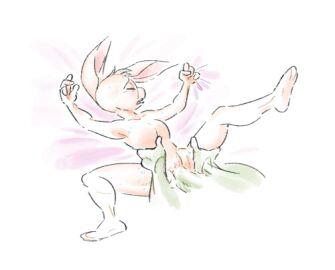 bed bed_sheet fadez female male orange_fur penetration penis rabbit sex toontown_corporate_clash toontown_online