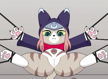 1girls animated anthro belly belly_expansion big_belly binding breast_expansion breast_growth breast_growth_(enlargement) breasts capcom dildo expansion female female_only gif hyper hyper_pregnancy low_res lowres milkis2000 monster_hunter monster_hunter_stories_2:_wings_of_ruin nipple_fetish nipple_penetration nipple_play nipples penetration pregnant pregnant_anthro pregnant_female sex_machine sex_toy solo tsukino_(monster_hunter_stories)