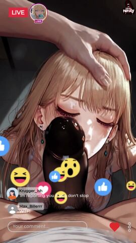 ai_generated animation big_penis blonde_female blowjob cum cumshot dark-skinned_male dick hentai interracial livestream sound sucking sucking_balls sucking_dick tagme video
