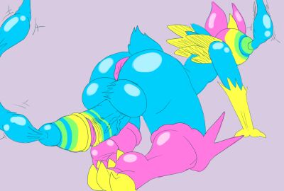 anthro anus ass big_ass big_butt big_penis cinderace deltarune deltarune_chapter_2 femboy generation_8_pokemon genitals hypnosis likasomboody male mind_control nintendo penile penis penis_milking pokemon pokemon_(species) puffy_anus solo thick_thighs transformation undertale_(series) vein veiny_penis werewire werewire_transformation werewired_in_both_ends werewired_penis