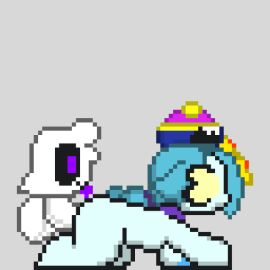 1boy 1girls ambiguous_penetration animated blue_body blue_hair brawl_stars breasts colette_(brawl_stars) cum cum_inside cumflated_belly cumflation female female_penetrated femboy from_behind_position ghost_squeak_(brawl_stars) inflation inspector_colette male male/female male_focus male_penetrating male_penetrating_female nipples penis pixel_animation pumpkinz6 sex squeak_(brawl_stars) yellow_eyes