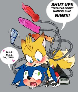 aggressive anthro anthro_only controlled gay gay_sex having_fun male miles_tails_prower nine_(sonic_prime) non-human sega sex sonic_(series) sonic_prime sonic_the_hedgehog sonic_the_hedgehog_(series) tails tails_nine tails_the_fox toony toys