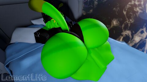 1boy 3d alien alien_boy ass big_ass big_ass_(male) bottom_heavy_femboy femboy furry gnarpian gnarpy_(regretevator) huge_ass huge_butt hyper_ass lamentlife laying_on_bed male male_only massive_ass massive_butt regretevator roblox roblox_game robloxian tagme watermark