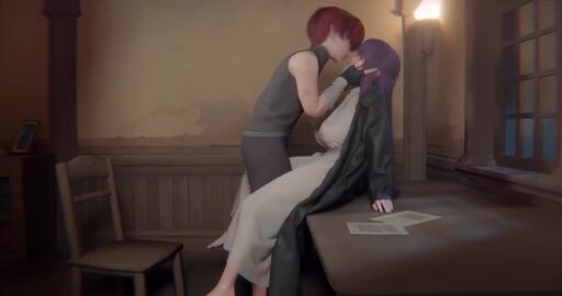 1boy 1girls 3d 3d_animation animated ass ayana_maria doggy_style exprational female female_penetrated fern_(sousou_no_frieren) kissing light-skinned_female light-skinned_male light_skin long_video longer_than_2_minutes longer_than_one_minute male male_pov moan moaning no_panties no_panties_under_dress penetration penis pov pussy sex sound sound_effects sousou_no_frieren stark_(sousou_no_frieren) tagme vagina vaginal_penetration vaginal_sex video voice_acted