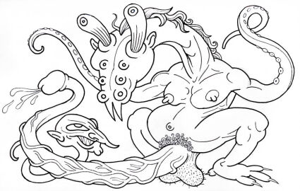 belly belly_button clawed_toes creature cum cumming eyes hairy_balls hairy_cock hairy_dick hairy_penis huge_cock huge_dick huge_penis jizz kernunnos23 knees legs nipples tentacles weird what why wtf wtf_is_this