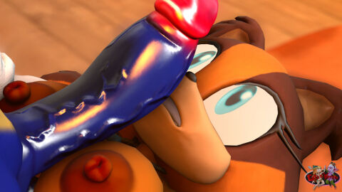 3d 3d_(artwork) grey-yordle sonic_(series) sonic_boom sonic_the_hedgehog sonic_the_hedgehog_(series) sticks_the_badger