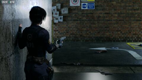 1boy 3d capcom female light-skinned_male light_skin male pervert pervertmuffinmajima resident_evil straight