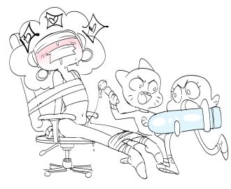 1girls 2024 2boys 4_fingers adopted adoptive_brother adoptive_brothers adoptive_sibling age_difference anthro bent_arm bent_leg big_dildo big_eyes big_mouth_(anatomy) biped black_and_white blindfold blue_dildo blush bodily_fluids bondage bottomwear bound brother brothers cartoon_network chair chair_bondage clothed clothed_anthro clothed_female clothed_humanoid clothed_male clothing crop_top cyprinid cypriniform darwin_watterson dbaru digital_drawing_(artwork) digital_media_(artwork) dildo domestic_cat dominant dominant_anthro dominant_male dominant_young dripping ear_piercing ear_ring extended_arm extended_legs eyebrows eyelashes fangs felid feline felis female female_on_anthro femsub fin fingers fish fist footwear footwear_only frown fully_clothed fully_clothed_anthro fully_clothed_male furniture genital_fluids glistening glistening_dildo glistening_sex_toy goldfish group gumball_watterson hair heart_symbol hearts_around_head heavy_blush hi_res holding_dildo holding_object holding_sex_toy holding_vibrator hoop_ear_ring huge_dildo humanoid humanoid_on_anthro impossible_fit iris jackie_wilson larger_female larger_humanoid legs_tied looking_at_another looking_pleasured male male/female male_on_humanoid maledom mammal marine markings mature mature_female mature_humanoid medium_hair milf monochrome mostly_nude mostly_nude_anthro mostly_nude_male navel no_artist_signature no_pupils office_chair older_female older_humanoid on_chair open_frown open_mouth pants pantsless piercing pink_blush plantigrade pointy_speech_bubble poofy_hair prick_ears pussy pussy_juice_drip pussy_juice_string questionable_age restricted_palette ring_piercing round_eyes sex_toy shirt shoes shoes_only sibling sitting sitting_on_chair size_difference sketch small_nose smaller_anthro smaller_male socks speech_bubble standing straight submissive submissive_female submissive_humanoid sweat sweater tape tape_bondage taped_mouth teeth the_amazing_world_of_gumball thong tongue topwear trio underwear vaginal_fluids vibrator walking whisker_markings white_heart young young_anthro young_male younger_anthro younger_male