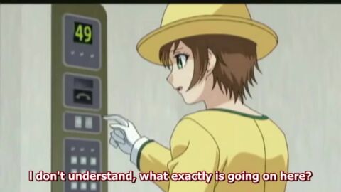 00s 1boy 1girls 2004 animated anus arm_held_back arms_behind_back bouncing_breasts breasts brown_hair clothed_sex clothes_lift clothes_pull cum cum_in_pussy cum_pool cumdrip doggy_style elevator elevator_operator english_subtitles female female_pubic_hair from_behind groping hat holding_another's_wrist kininaru_kimochi large_breasts lowres male_pubic_hair missionary multiple_views nipples no_bra open_clothes open_shirt pantyhose penis pubic_hair pumping pussy pussy_juice restrained reverse_cowgirl_position rikako_sawada sex sex_from_behind shirt short_hair skirt skirt_lift skirt_pull sound spread_legs straddling straight tagme torn_clothes torn_pantyhose uncensored unwanted_creampie vaginal_penetration video