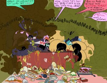 1_eye 3girls anthroskunkfromthe90s arguing ass birthday_cake birthday_girl brown_gas cake dire_trip fart fart_cloud fart_everywhere farting fat female final_part food food_everywhere green_gas green_gas_cloud hyper hyper_ass hyper_asscheeks hyper_fart hyper_farting hyperfart hyperfat messy_room morbidly_obese morbidly_obese_anthro morbidly_obese_female morbidly_obese_humanoid motion_lines no_mouth obese obese_anthro obese_female obese_humanoid onomatopoeia overate overweight overweight_anthro overweight_female overweight_humanoid part_2 png puntthepoodle restaurant restaurant_setting shameless shape_head shart sharting slob smaller_female ssbbw too_big too_big_to_move triangle_head wet_fart youtube youtuber