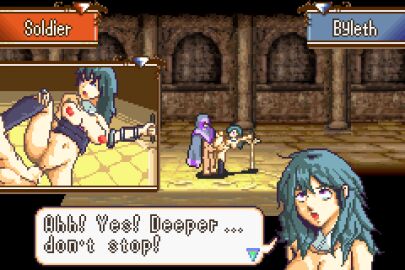 animated byleth_(fire_emblem) fire_emblem long_hair pixel_art pussy sword vaginal_penetration