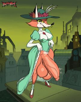 1futa 2d 2d_(artwork) 2d_artwork absurd_res adult_swim anthro anthro_focus anthro_only balls ballsack big_balls big_breasts big_cock big_dick big_penis big_testicles boobs breasts canid canine cartoon_network clothed clothing clothing_lift cock color dick digital_drawing_(artwork) digital_media digital_media_(artwork) dress dress_lift fox furr furry_futa furry_only futa_focus futa_only futanari genitals gigantic_balls gigantic_cock gigantic_dick gigantic_penis gigantic_testicles hairy_crotch hat headgear headwear hi_res huge_balls huge_cock huge_dick huge_penis huge_testicles hyper hyper_balls hyper_cock hyper_dick hyper_penis hyper_testicles intersex jewelry june_way large_penis long_cock long_dick long_penis mammal medium_boobs medium_breasts medium_tits orange_fur orange_hair outside pendant penis pubic_hair redalarm revealing revealing_penis solo testicles thick_cock thick_dick thick_penis tits unicorn:_warriors_eternal vein veins veiny_cock veiny_dick veiny_penis white_fur yellow_sclera