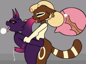 anal anal_sex animated ass genitals internal internal_anal internal_wall male male/male male_penetrating non-human non-human_only penetration penile penile_penetration penis penis_in_ass short_playtime skinny