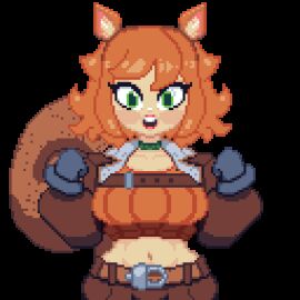 2d animated bouncing_breasts breast_expansion breast_growth breast_growth_(enlargement) breasts emberushi female female_only gigantic_breasts marvel marvel_comics marvel_rivals solo solo_female squirrel_girl_(marvel) squirrel_girl_(marvel_rivals)