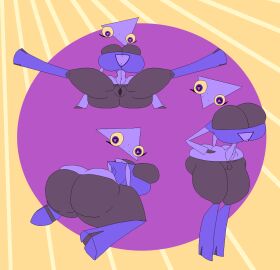 1girls ass based_on_a_real_person big_ass big_breasts breasts female female_only full_body gooseworx gooseworx_(character) heels high_heels huge_breasts keelgabeytheart keelsnsfw musician real_person shape_head solo solo_female triangle triangle_head triangular yoga_pants youtuber youtuber_sona