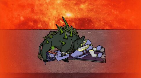 1boy 1girls 69 animated armor belly_button blue_skin blush boar breasts cape continue_after_cum corruption cum cum_on_breasts cum_on_neck cum_on_upper_body cumshot cunnilingus defeated_heroine demon demon_girl demon_horns demon_tail dominant_male draenei draenei_female eating_pussy fantasy fellatio female female_protagonist femsub gorepete green_eyes green_skin helpless holding_penis house_of_r'thoth interspecies legend_of_krystal licking_penis male male_on_top medium_breasts monster_on_female monster_rape no_sound on_back oral orgasm penis pig pussy questionable_consent rough_sex sex sex_slave size_difference succubus video_games warcraft world_of_warcraft