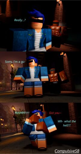 3d compulsivesb covering_mouth imminent_kidnapping kidnapping male male_only roblox roblox_avatar robloxian self_upload shocked shocked_expression tagme