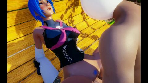 3d aqua_(kingdom_hearts) bench big_penis blue_eyes blue_hair bulge chair half-dressed honey_select_2 kingdom_hearts park_bench penis public roseza sex sound straight tagme video