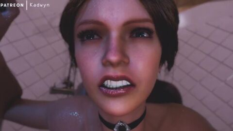 anal animated bathroom bathroom_sex bending_over claire_redfield cum_in_ass cum_on_ass kadwyn leon_scott_kennedy resident_evil resident_evil_2_remake sex_toy sex_toy_in_ass tagme video