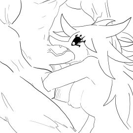 animated anthro duo fellatio female hi_res humanoid loop male male/female muscular nsfwillton oral penile penis scalie sex vein