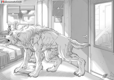 2016 4_toes action_figure after_transformation all_fours animal_genitalia animal_penis bed bedroom blinds breath building calendar_(object) canid canine canine_genitalia canine_penis cellphone dariuswhitefur desk detailed detailed_background dewclaw digital_drawing_(artwork) digital_media_(artwork) digitigrade discarded_bottomwear discarded_shoe discarded_topwear door ears_back electronics feet feral feral_only fluffy fluffy_tail fog full_moon furniture genitals half-erect inside light loboleo male male_only mammal mane mirror monochrome moon moonlight multi_nipple muscular muscular_feral muscular_male mythological_canine mythological_creature mythology night nipples nude open_mouth panting patreon patron pawpads paws penis phone pivoted_ears plant plant_pot post-transformation poster potted_plant quadruped shaded sheath signature smartphone solo table tablet tail teeth the_dark_side_of_the_moon_(album) toes tongue transformation wardrobe were werecanid werecanine werewolf wide_eyed window