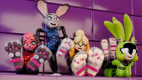 2024 3d 3d_model absurd_res afrosoricid animal_crossing anthro barefoot bondage bound canid canine canis cherry_(animal_crossing) clothing digital_media_(artwork) disney domestic_dog feet female foot_fetish furry hi_res idw_comics idw_publishing isabelle_(animal_crossing) judy_hopps lagomorph latex latex_clothing latex_skinsuit leporid mammal mobian mobian_(species) mobian_tenrec nintendo open_mouth open_smile rabbit sega shih_tzu skinsuit smile soles sonic_(series) sonic_the_hedgehog_(comics) sonic_the_hedgehog_(idw) sonic_the_hedgehog_(series) surge_the_tenrec tenrec tickle_fetish tickle_torture tickling tickling_feet tight_clothing toy_dog twintails3d zootopia