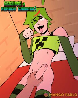 animated creeper_(minecraft) cum dominant_male domination edging erect_nipples erect_penis eye_visible_through_hair femboy foreskin gay gay_domination gay_handjob gay_male gay_sex green_hair handjob humor male male_only mango_pablo masculine masturbating_other masturbating_self_and_another masturbation minecraft mojang moving_foreskin muscular nipples penis penis_size_difference slime_(minecraft) steve_(minecraft) stroking_cock submissive submissive_male tagme thighhighs uncircumcised uncut_penis undressing yaoi