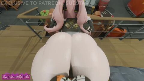 1futa 1girls 3d animated ass belle_(zenless_zone_zero) big_ass female futa_on_female futanari huge_ass hyper hyper_ass intersex longer_than_10_seconds nicole_demara no_sound sonivvnsfw tagme video zenless_zone_zero