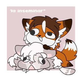 2023 "la_inseminar" anthro athrasil_(character) bodily_fluids brown_body brown_fur brown_hair canid canine canis chibi cross-eyed cum cum_inside digital_drawing_(artwork) digital_media_(artwork) duo felid feline felis female female_penetrated fox from_behind_position funny_face fur genital_fluids grey_body grey_fur hair hi_res humor leopard lovesleopard male male/female male_on_top mammal meme on_top orange_body orange_fur pantherine penetration pussy red_fox sex silly_cats simple_background simple_eyes snow_leopard spanish_text squish tail text true_fox vaginal_penetration valentine_(lovesleopard) white_body white_fur white_hair