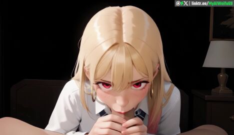 1boy absurd_res ahe_gao ahegao_face ai ai_art ai_generated animated animation bangs bare_shoulders blonde_hair blowjob blowjob_face blue_eyes blush breasts cum cum_in_mouth cum_inside deep_penetration deepthroat dick drool drool_on_face drool_string drooling drooling_cum drooling_on_penis drooling_tongue erection eyebrows_visible_through_hair eyelashes fellatio female female_focus female_human female_penetrated fishnets gigantic_cock gigantic_dick hi_res high_quality high_resolution highres kitagawa_marin large_cock large_dick long_hair looking_at_viewer male medium_breasts monster_cock monster_dick mouth my_dress_up_darling myaiwaifu69 open_mouth oral oral_penetration oral_sex penis pink_eyes pov saliva saliva_drip saliva_on_penis saliva_on_tongue saliva_string saliva_trail school school_uniform schoolgirl solo_focus sono_bisque_doll_wa_koi_wo_suru spit straight sucking sucking_penis tagme twintails twitter uncensored video