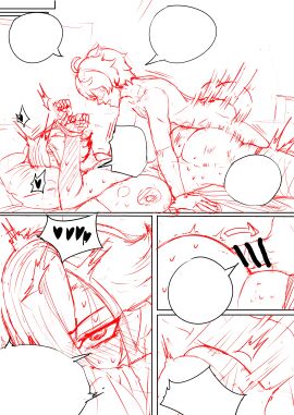 1boy 1girls aether_(genshin_impact) arlecchino_(genshin_impact) ass big_breasts breasts censored drawing fat_ass female genshin_impact horny_female long_hair male mihoyo naked nwoidn pleasure_face sex straight thick_thighs wip