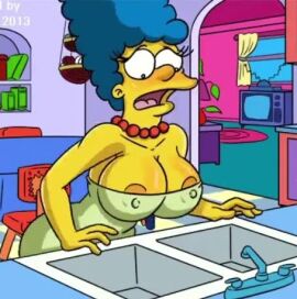 1girls alternate_breast_size animated areola_slip ass bending_over bottomless breasts breasts_out canonical_scene edit exposed_breasts female female_only kogeikun large_ass large_breasts marge_simpson mp4 no_bra no_panties no_sound reverse_video sink solo tagme the_simpsons thick_ass video voluptuous wardrobe_malfunction wide_hips