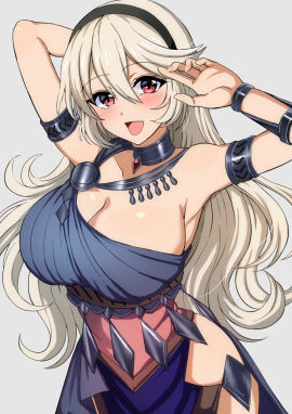 breasts corrin_(fire_emblem) corrin_(fire_emblem)_(female) dancer_(three_houses) female female_only fire_emblem fire_emblem_fates goma_tarata nintendo open_mouth solo