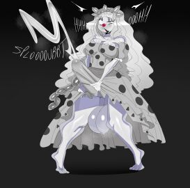 1futa balls big_balls big_cock big_penis big_testicles breasts clown clown_girl clown_makeup clown_nose cock cum cumshot dickgirl female futa_only futanari intersex penis polka_dot polka_dot_dress princess_(slay_the_princess) slay_the_princess solo solo_focus tagme tayuri testicles the_clown_(slay_the_princess)