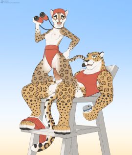 4_toes 5_fingers anthro anthro_on_anthro anthro_penetrated anthro_penetrating anthro_penetrating_anthro balls beverage_can binoculars black_nose bottomless bottomless_male breasts clothed clothed_anthro clothed_female clothed_male clothing clothing_around_one_leg clothing_aside duo feet felid feline female female_penetrated fingers fur genitals hi_res hindpaw humanoid_hands jaguar jishinu leopardus lifeguard male male/female male_penetrating male_penetrating_female mammal markings multicolored_body multicolored_fur nipples ocelot one-piece_swimsuit open_mouth open_smile pantherine partially_clothed partially_clothed_anthro partially_clothed_female partially_clothed_male paws penetration penile penile_penetration penis penis_in_pussy pink_nose pussy sex shirt smile spots spotted_body spotted_fur swimming_trunks swimming_trunks_around_one_leg swimwear swimwear_around_one_leg swimwear_aside swimwear_down tan_body tan_fur tank_top toes topwear two-tone_body two-tone_fur vaginal_penetration white_body white_fur