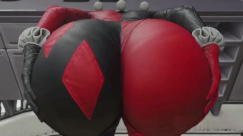 3d 3d_animation ass ass_focus batman_(series) big_ass harley_quinn_(classic) kishi music sound tagme twerk twerking video