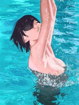 1girls 2024 2d adult adult_female armpit armpits arms_up bathing big_breasts breasts chainsaw_man cleavage closed_eyes eyepatch female female_only good_artwork himeno_(chainsaw_man) human human_female human_only light-skinned_female light_skin no_sex nude pool poolside realistic_breast_size short_hair solo solo_female straight_hair water wet xilkman younger_female
