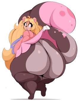 arizonathevixen big_ass big_breasts blonde blonde-haired_female blonde_female blonde_hair breasts bubble_butt female furry huge_ass huge_breasts lifting_dress looking_back no_visible_genitalia no_visible_nipples squirrel tagme thick_thighs wide_hips yellow-haired_female yellow_hair