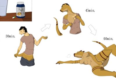 2016 anthro artist_name biped black_hair bodily_fluids breast_growth breasts breath colored countershade_face countershade_neck countershade_tail countershade_torso countershading drugs english_text facial_markings female finger_fuck fingering fingering_self fingerless_(marking) gender_transformation genital_fluids genitals growth hair head_markings human human_to_anthro kobold looking_back_at_self looking_pleasured lying male male_(lore) mammal markings masturbation mtf_transformation navel nipples non-mammal_breasts non-mammal_navel non-mammal_pussy nude on_ground on_side pill_bottle pills pussy scalie shaded simple_background snout snout_markings solo species_transformation standing stripes tail tail_growth text theeldertrinity transformation vaginal_fluids vaginal_masturbation vaginal_penetration white_background