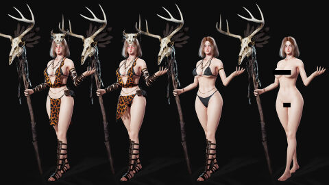 1girls 3d 3d_(artwork) 3d_model 3d_render big_breasts bone_necklace breasts digital_media digital_media_(artwork) face_markings facepaint facial_markings feet female fit fit_female gladiator_sandals human human_shaman idafaber light-skinned_female light_skin light_skinned_female markings pagan paganism primal seer sexy sexy_body shaman shamaness skull staff thighs tribal tribal_female tribal_markings tribal_paint tribal_spellcaster unity_(engine) unreal_engine witch