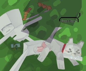 1:1 2025 :3 angelic_ama canid canine canis collar cuntboy english_text feral hi_res high_resolution highres idk_what_to_tag_it intersex knot male minecraft penis pussy shadow skeleton skeleton_(minecraft) tagme text vaginal_penetration wolf wolf_(minecraft) xd zoophilia