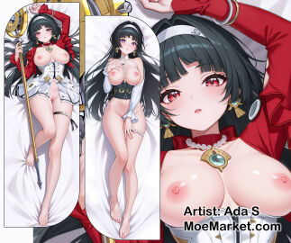 astra_yao breasts dakimakura female long_hair pussy solo zenless_zone_zero