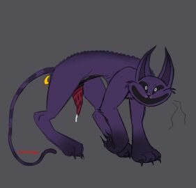 2024 2d 2d_(artwork) 2d_artwork anthro anthro_on_anthro anthro_only cat cat_penis catnap catnap_(poppy_playtime) claws creepy critters_(poppy_playtime) domestic_cat felid feline feline_penis feral feral_penis furry_only long_tail looking_at_viewer male male_only mob_entertainment moon no_humans penile_spines penis poppy_playtime poppy_playtime_(chapter_3) purinpuppy purple_fur purple_skin ribcage ribs self_upload sex smile smiling_critters solo spine tagme unzipped zipper