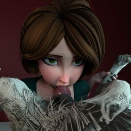 3d aunt_cass beastiality big_hero_6 blowjob canine cass_hamada deepthroat dog_dick female knot male marvel marvel_comics penis zoophilia