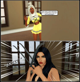 1boy 2girls 3d ass big_ass big_breasts breasts brown-skinned_female brown_body brown_skin bust busty chest curvaceous curvy curvy_figure cyclone_(spiderverse) dark-skinned_female dark_skin female female/male female_focus heroine hips hourglass_figure huge_ass huge_breasts human large_ass large_breasts laura_kinney legs light-skinned_female light-skinned_male light_skin male male/female marvel marvel_comics mature mature_female mature_male morgan_munroe mutant offscreen_character offscreen_male original_character peter_parker pof3445 sex slim_waist spider-man spider-man_(series) straight superhero superheroine thick thick_hips thick_legs thick_thighs thighs top_heavy voluptuous waist wide_hips x-23 x-men