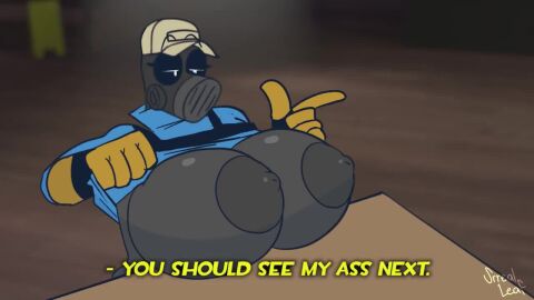 1girls 2020s 2025 2d 2d_(artwork) 2d_animation animated animation areola areolae ass baseball_cap big_ass big_breasts big_butt big_thighs black_bodysuit blue_latex bottom_heavy breasts cleavage curvy_body curvy_female dat_ass dialogue english english_text female female_focus female_only fempyro gas_mask hi_res high-angle_view highres hips hourglass_figure huge_breasts large_ass large_breasts large_butt latex latex_suit low-angle_view nipple_bulge nipples pyro revealing_breasts round_ass rule_63 showing_ass showing_breasts slim_waist solo_female sound srrealleaf tagme team_fortress_2 thick_thighs thighs valve video white_eyes wide_hips