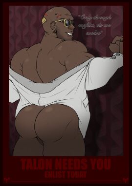 ass bald bald_male bara barely_clothed big_ass big_butt black_ass black_body bottomless dark-skinned_male dark_body dark_male_only dark_skin doomfist grinning indecent_exposure irresistible large_ass large_butt looking_back_at_viewer lux_rubrum male male_focus male_only muscular muscular_ass muscular_male naked_from_the_waist_down nude_from_the_waist_down offering_ass overwatch partially_clothed partially_undressed provocative provoking seductive_look seductive_smile showing_ass showing_off showing_off_ass smiling_at_viewer smirking smooth_skin smooth_skinned_male solo_male sunglasses temptation tempting thick_ass thick_thighs tight_ass unbuttoned_shirt unbuttoned_shirt_only white_button_down_shirt yaoi